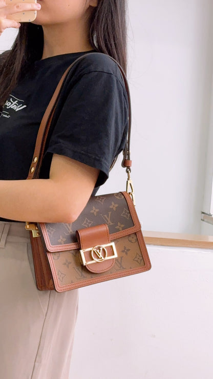 LV Reverse Monogram Mini Dauphine