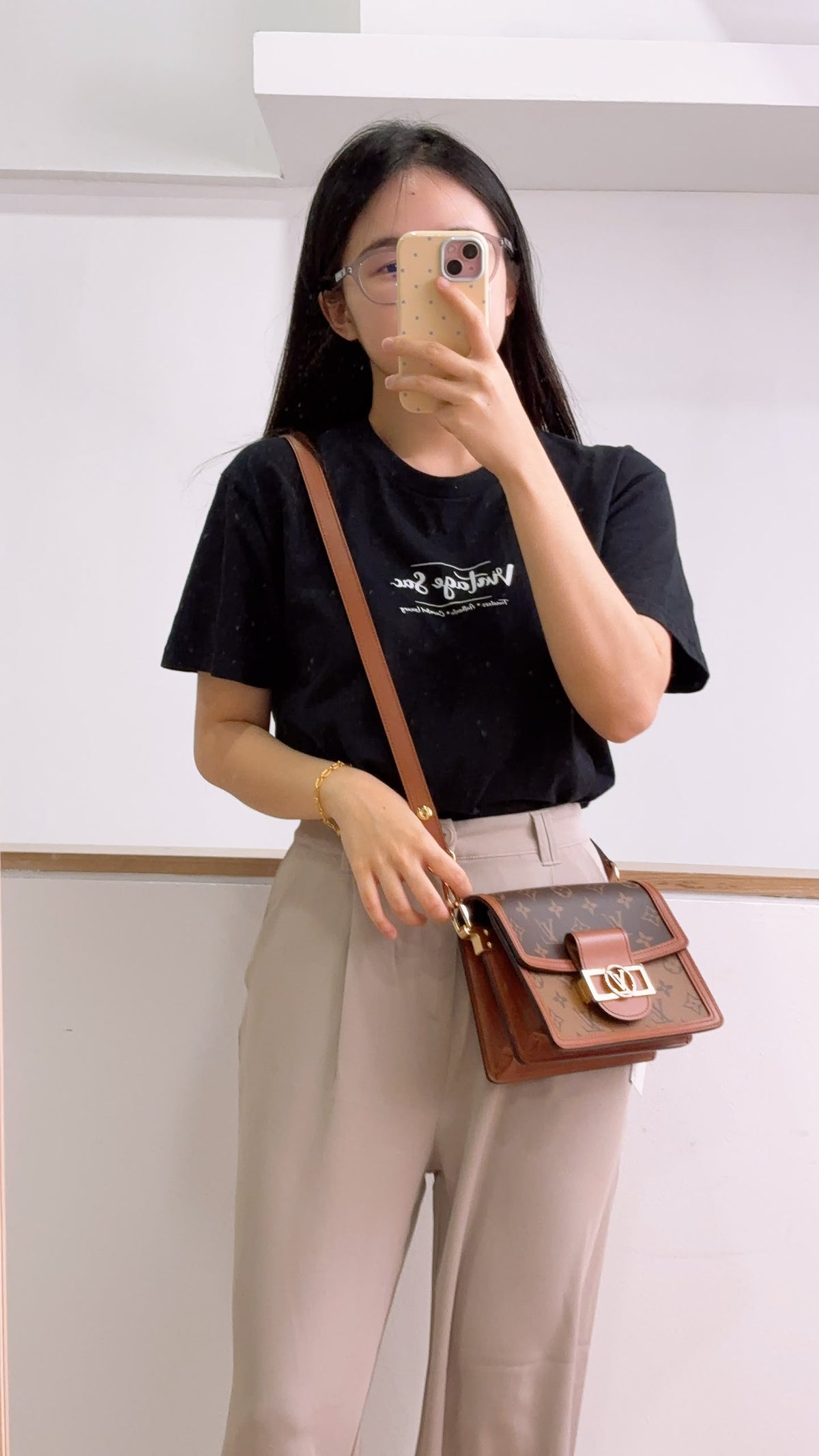LV Reverse Monogram Mini Dauphine