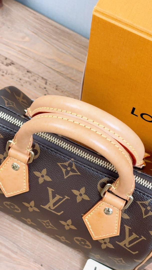 LV Monogram Speedy 20 Fuchsia