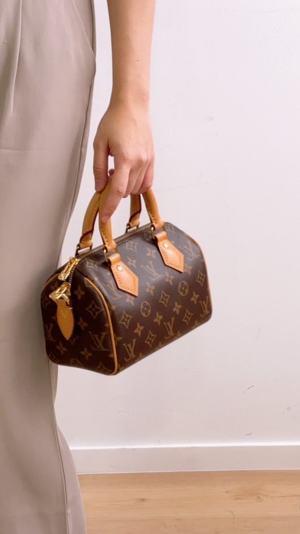 LV Monogram Speedy 20 Fuchsia