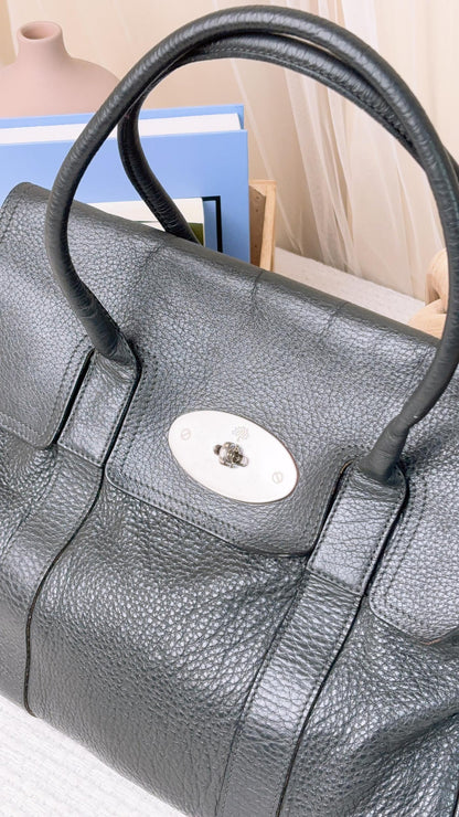 Mulbery Dark Grey Bayswater Large Tote (SHW)