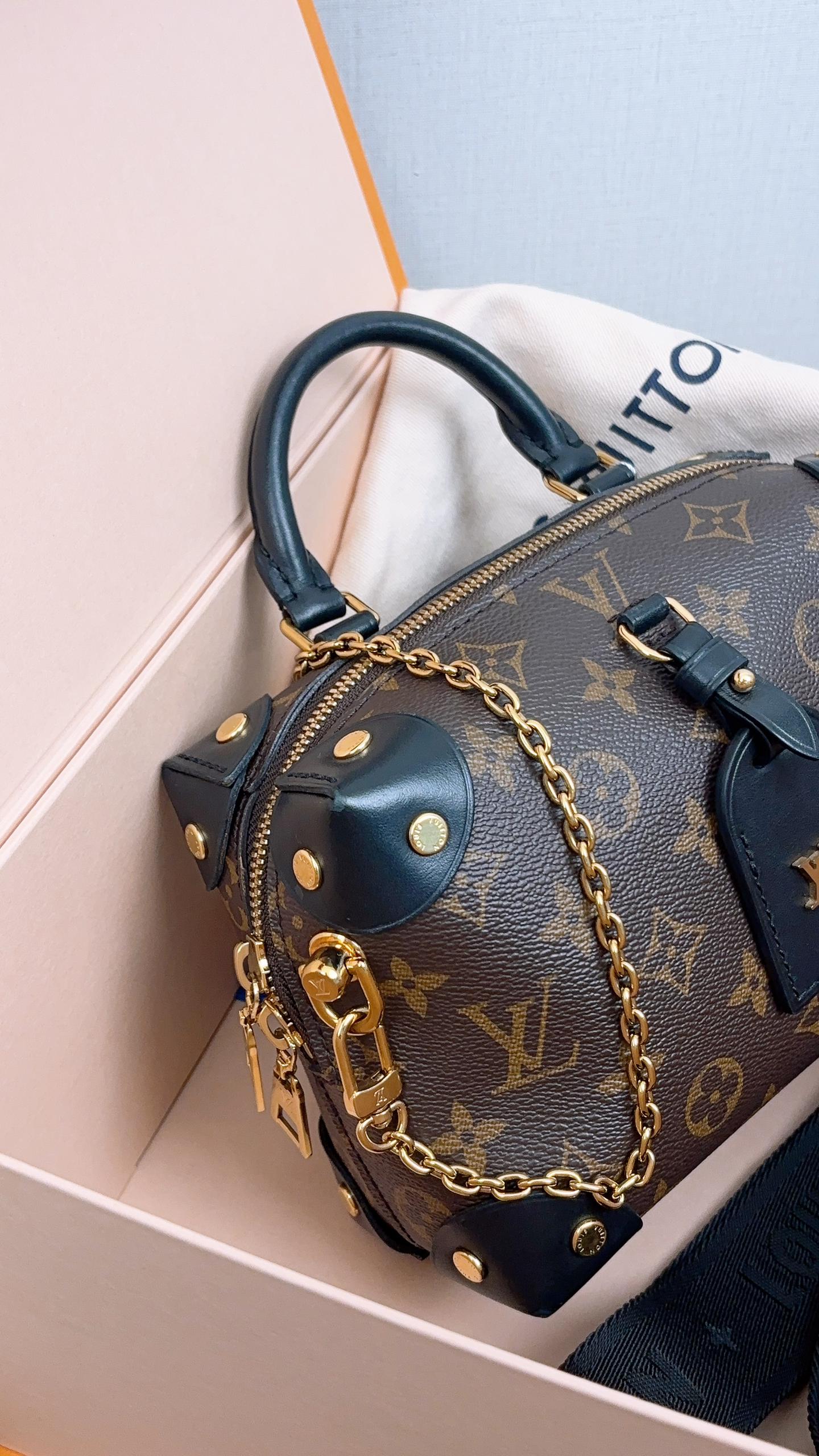 LV Monogram Petite Malle Souple