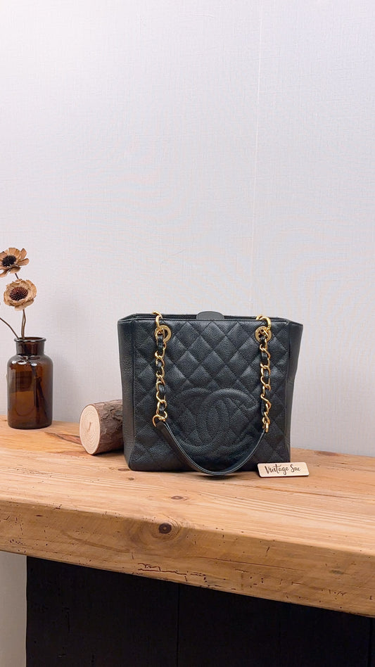 Chanel Black Caviar PST (GHW)